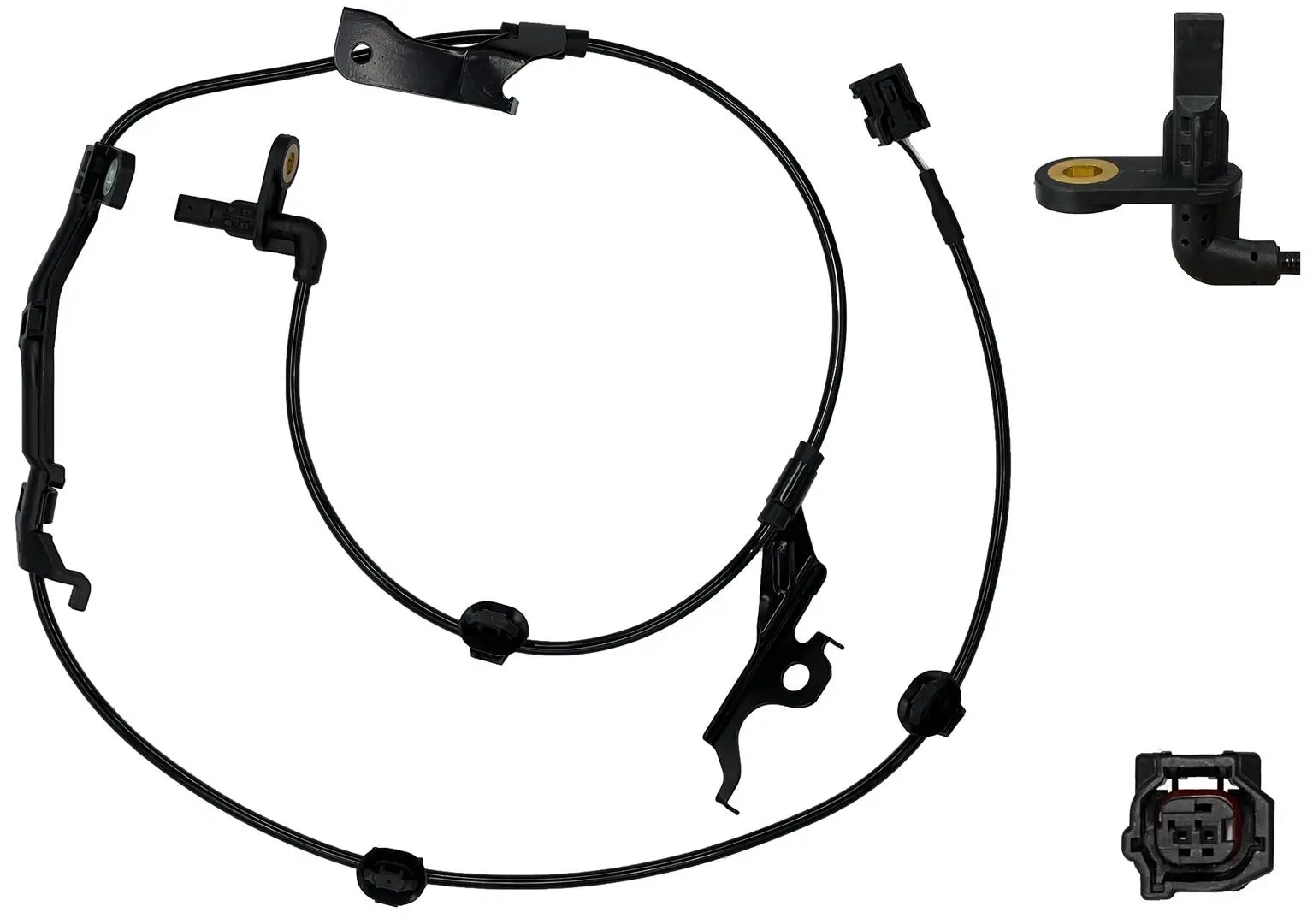 Sensor, Raddrehzahl Vorderachse links WAGNER ABS00243
