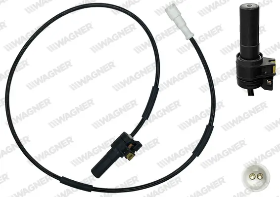 Sensor, Raddrehzahl Hinterachse WAGNER ABS00247