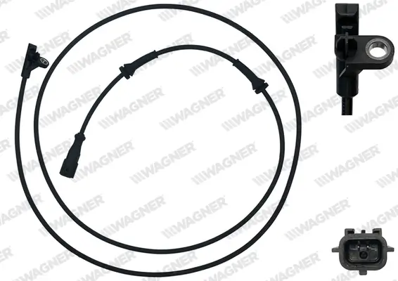 Sensor, Raddrehzahl Hinterachse rechts WAGNER ABS00253