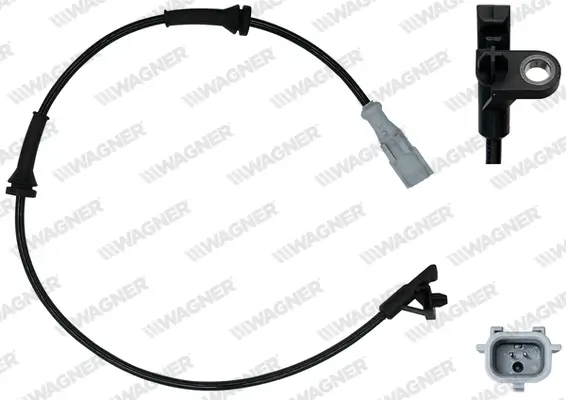 Sensor, Raddrehzahl Hinterachse links WAGNER ABS00254