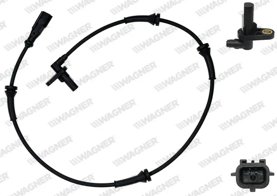 Sensor, Raddrehzahl Hinterachse WAGNER ABS00257