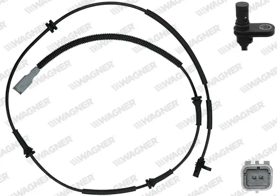 Sensor, Raddrehzahl Hinterachse WAGNER ABS00268