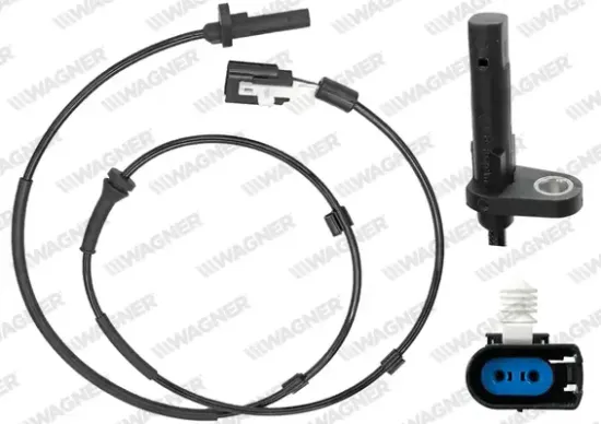 Sensor, Raddrehzahl Hinterachse links WAGNER ABS00273 Bild Sensor, Raddrehzahl Hinterachse links WAGNER ABS00273