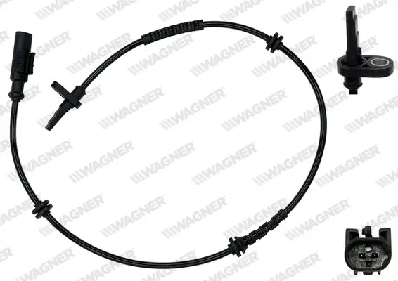 Sensor, Raddrehzahl Hinterachse WAGNER ABS00276