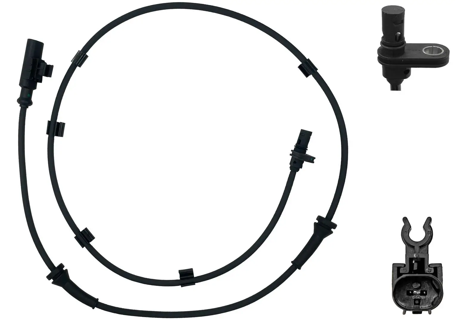 Sensor, Raddrehzahl Hinterachse links WAGNER ABS00316