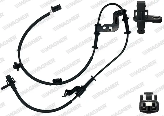 Sensor, Raddrehzahl Vorderachse links WAGNER ABS00329