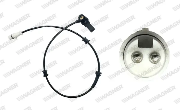 Sensor, Raddrehzahl Hinterachse links WAGNER ABS00340