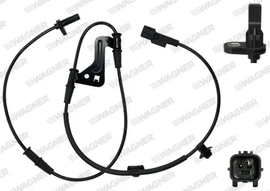 Sensor, Raddrehzahl Vorderachse links WAGNER ABS00344 Bild Sensor, Raddrehzahl Vorderachse links WAGNER ABS00344