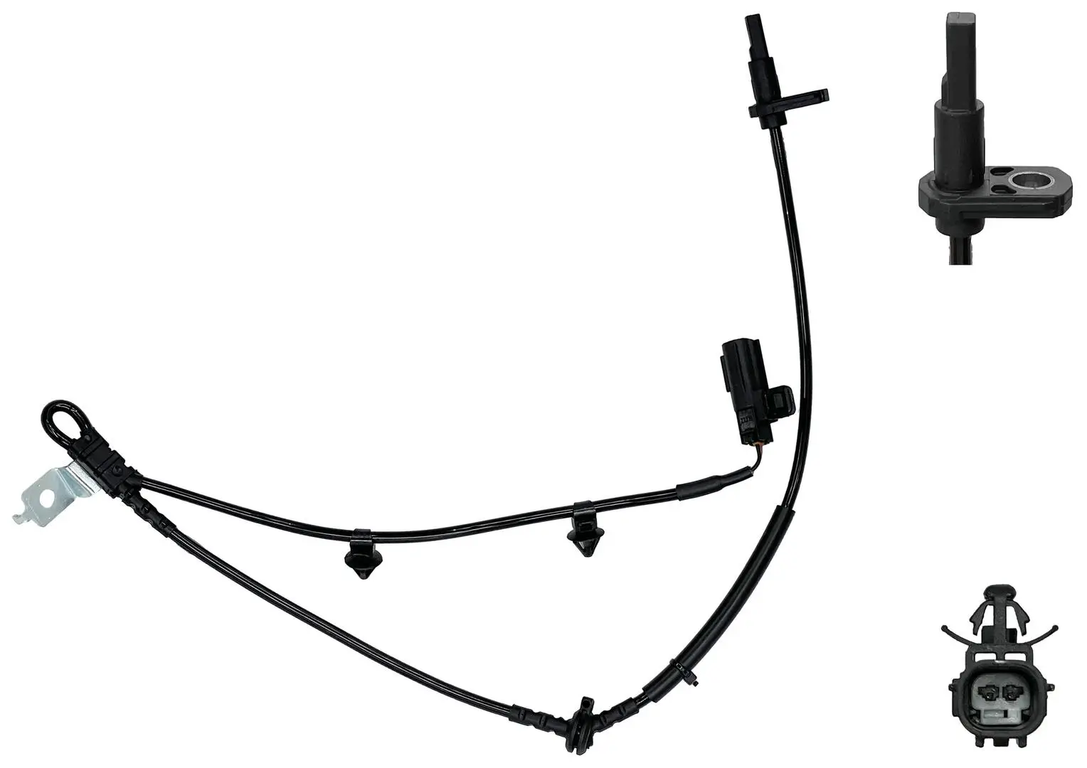 Sensor, Raddrehzahl Vorderachse links WAGNER ABS00351
