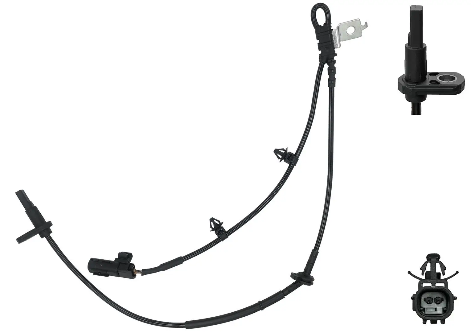 Sensor, Raddrehzahl Vorderachse rechts WAGNER ABS00352