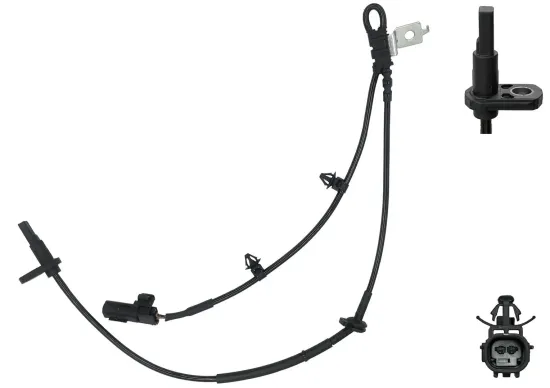 Sensor, Raddrehzahl Vorderachse rechts WAGNER ABS00352 Bild Sensor, Raddrehzahl Vorderachse rechts WAGNER ABS00352