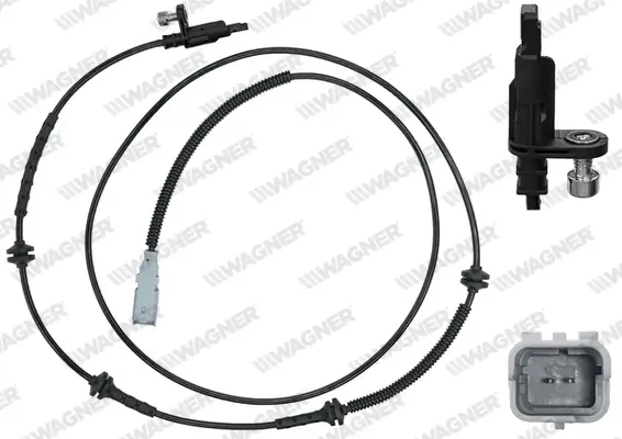 Sensor, Raddrehzahl Hinterachse WAGNER ABS00376
