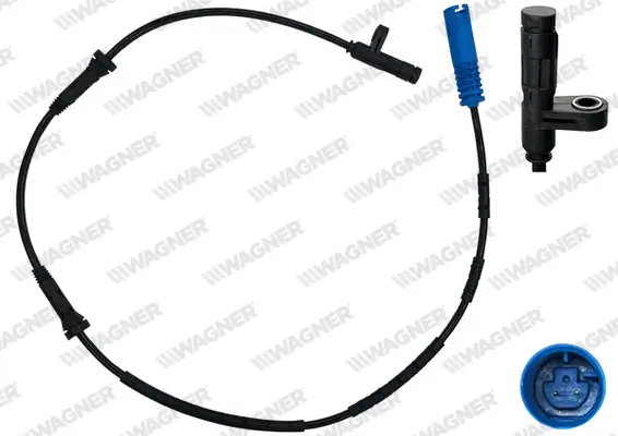 Sensor, Raddrehzahl Hinterachse WAGNER ABS00382