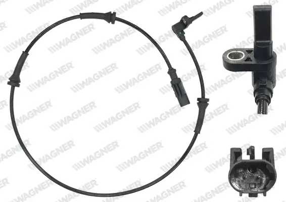 Sensor, Raddrehzahl Hinterachse WAGNER ABS00384