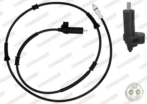 Sensor, Raddrehzahl Hinterachse links WAGNER ABS00404