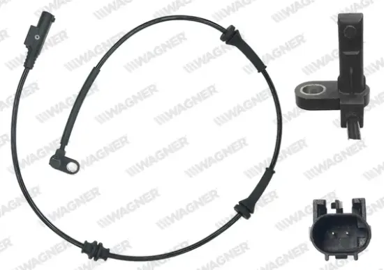 Sensor, Raddrehzahl Vorderachse WAGNER ABS00412 Bild Sensor, Raddrehzahl Vorderachse WAGNER ABS00412