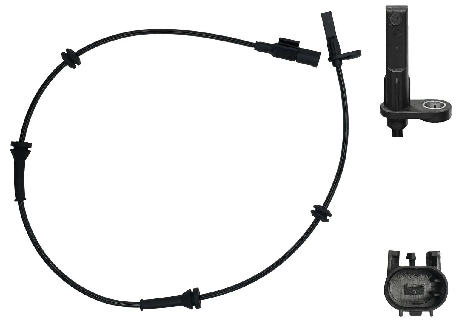 Sensor, Raddrehzahl Hinterachse links WAGNER ABS00414