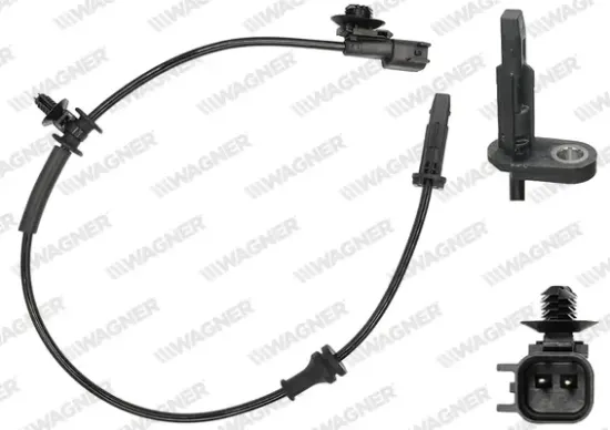 Sensor, Raddrehzahl Hinterachse WAGNER ABS00424 Bild Sensor, Raddrehzahl Hinterachse WAGNER ABS00424