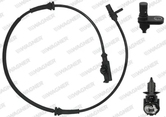 Sensor, Raddrehzahl Hinterachse WAGNER ABS00431 Bild Sensor, Raddrehzahl Hinterachse WAGNER ABS00431