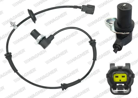 Sensor, Raddrehzahl Vorderachse links WAGNER ABS00435