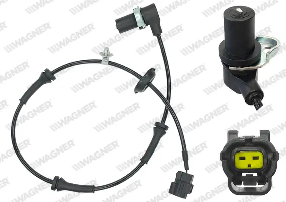 Sensor, Raddrehzahl Vorderachse rechts WAGNER ABS00436