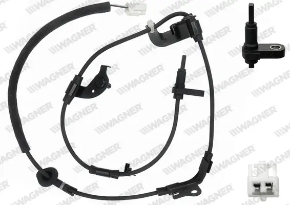 Sensor, Raddrehzahl Hinterachse rechts WAGNER ABS00451
