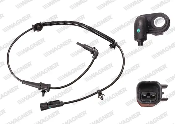 Sensor, Raddrehzahl Hinterachse WAGNER ABS00462