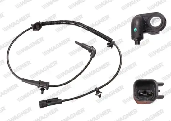Sensor, Raddrehzahl Hinterachse WAGNER ABS00462 Bild Sensor, Raddrehzahl Hinterachse WAGNER ABS00462