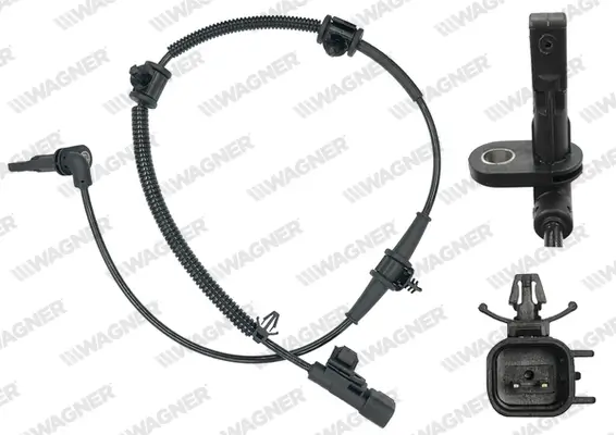 Sensor, Raddrehzahl Vorderachse WAGNER ABS00463
