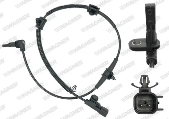 Sensor, Raddrehzahl Vorderachse WAGNER ABS00463 Bild Sensor, Raddrehzahl Vorderachse WAGNER ABS00463