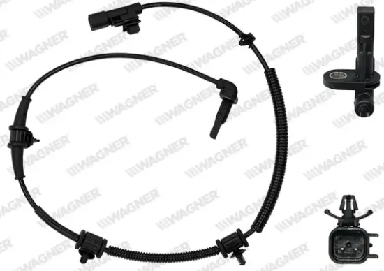 Sensor, Raddrehzahl Vorderachse WAGNER ABS00483 Bild Sensor, Raddrehzahl Vorderachse WAGNER ABS00483