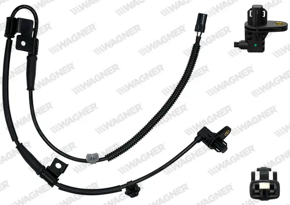 Sensor, Raddrehzahl Vorderachse rechts WAGNER ABS00509