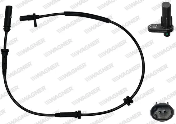 Sensor, Raddrehzahl Vorderachse WAGNER ABS00514
