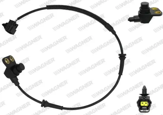 Sensor, Raddrehzahl Vorderachse rechts WAGNER ABS00524 Bild Sensor, Raddrehzahl Vorderachse rechts WAGNER ABS00524