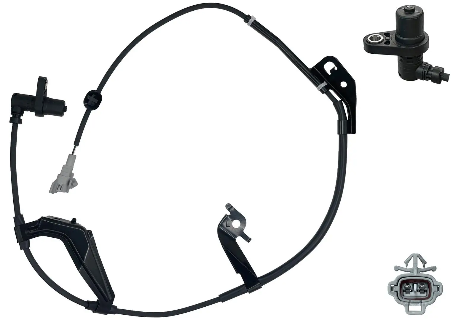 Sensor, Raddrehzahl Vorderachse links WAGNER ABS00547