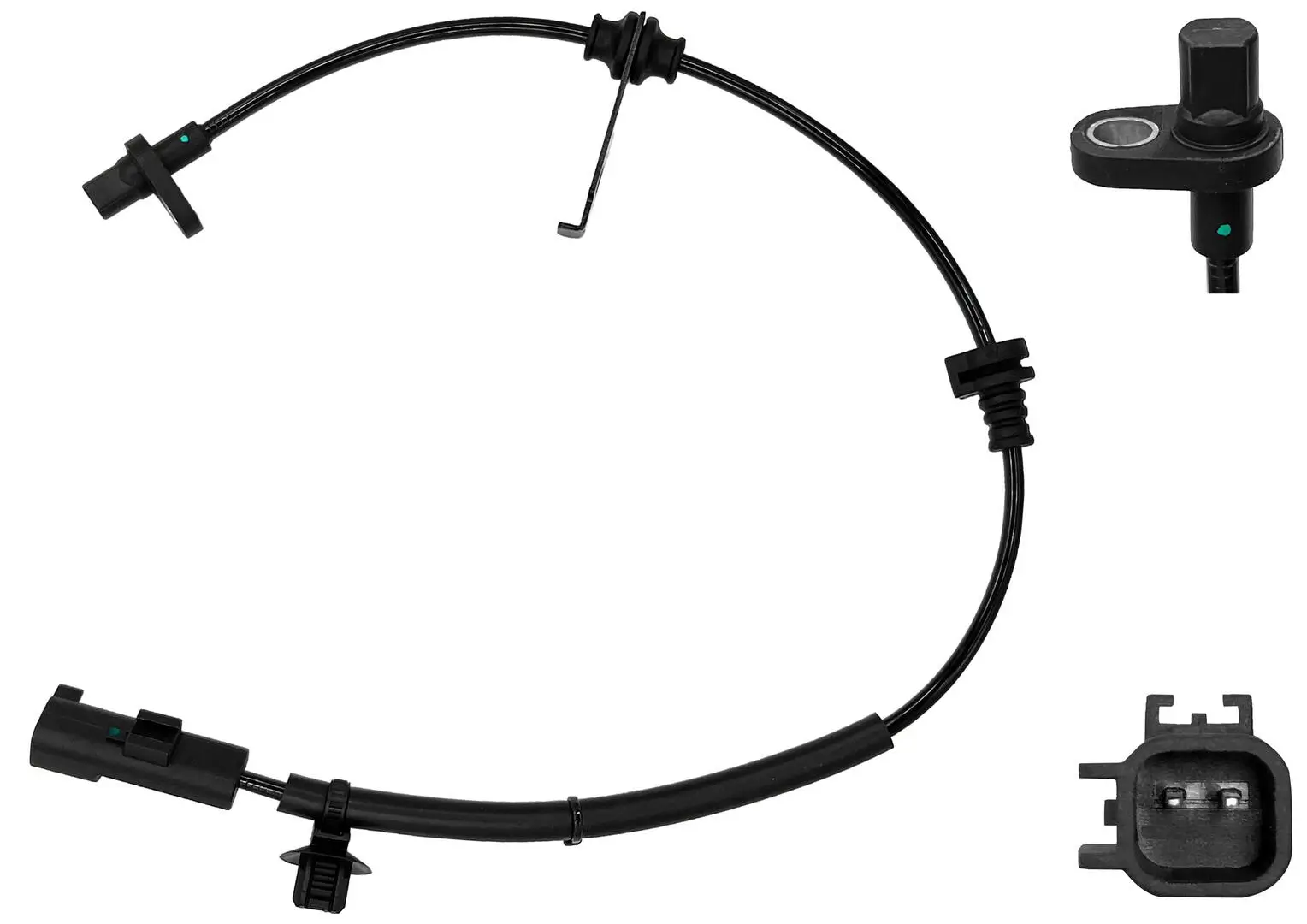 Sensor, Raddrehzahl Hinterachse WAGNER ABS00548