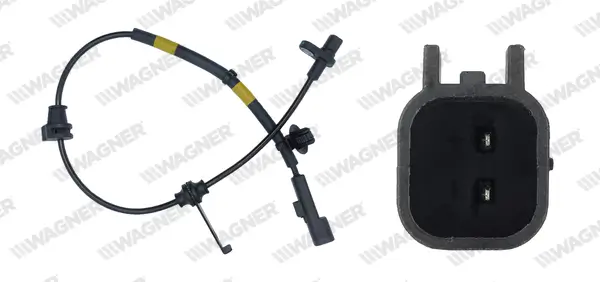 Sensor, Raddrehzahl Hinterachse WAGNER ABS00551
