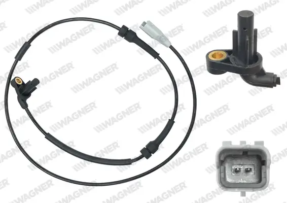 Sensor, Raddrehzahl Vorderachse WAGNER ABS00571