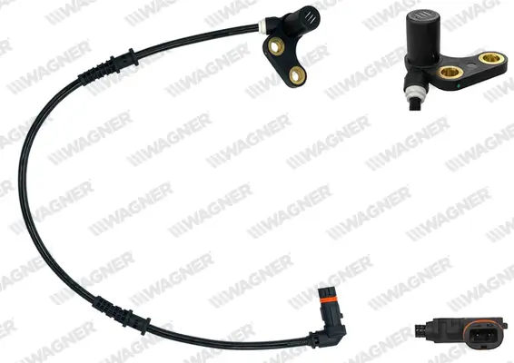 Sensor, Raddrehzahl Vorderachse links WAGNER ABS00594