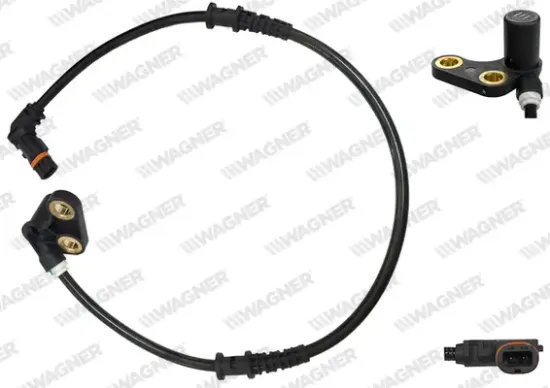 Sensor, Raddrehzahl Vorderachse rechts WAGNER ABS00595 Bild Sensor, Raddrehzahl Vorderachse rechts WAGNER ABS00595