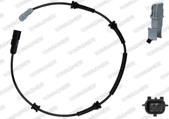 Sensor, Raddrehzahl Hinterachse WAGNER ABS00601