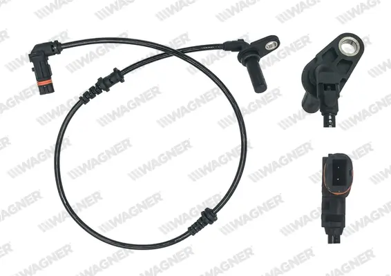 Sensor, Raddrehzahl Vorderachse links WAGNER ABS00609