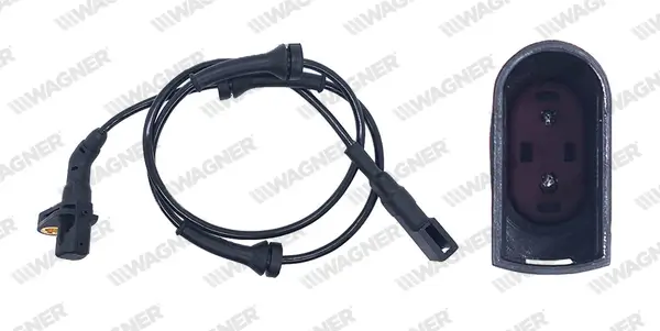 Sensor, Raddrehzahl Vorderachse WAGNER ABS00612