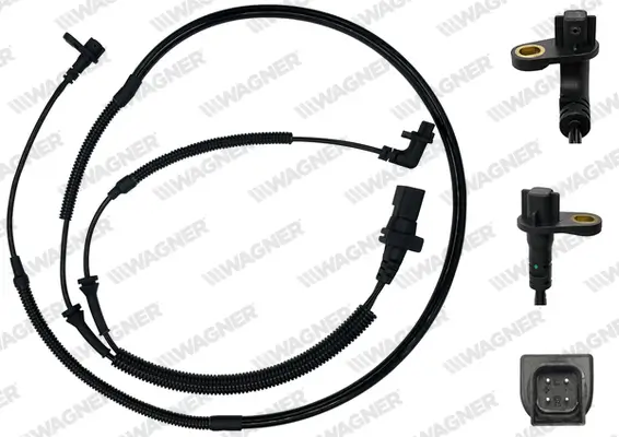 Sensor, Raddrehzahl Hinterachse WAGNER ABS00613