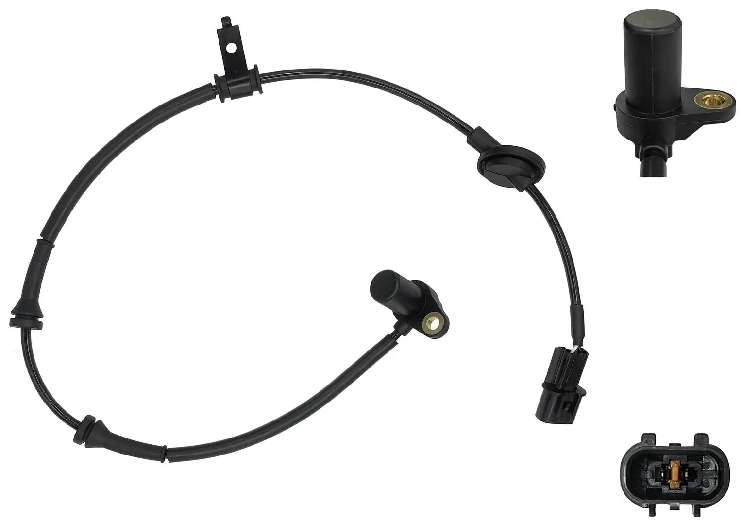 Sensor, Raddrehzahl Vorderachse links WAGNER ABS00622