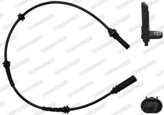 Sensor, Raddrehzahl Hinterachse WAGNER ABS00627 Bild Sensor, Raddrehzahl Hinterachse WAGNER ABS00627