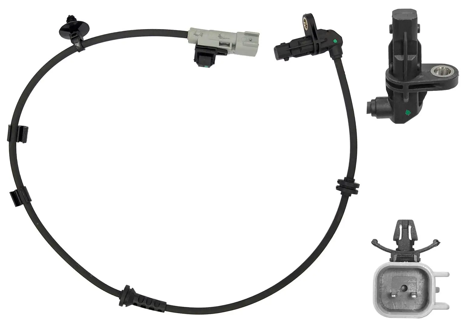 Sensor, Raddrehzahl Vorderachse links WAGNER ABS00634