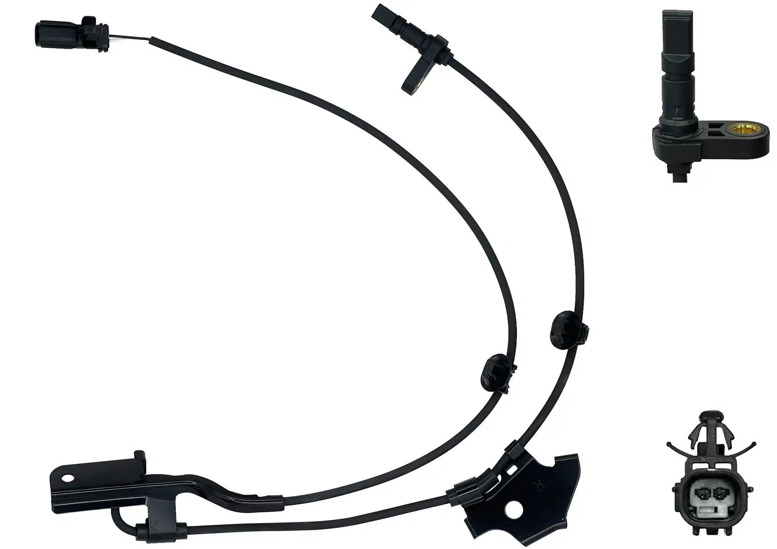 Sensor, Raddrehzahl Vorderachse rechts WAGNER ABS00643