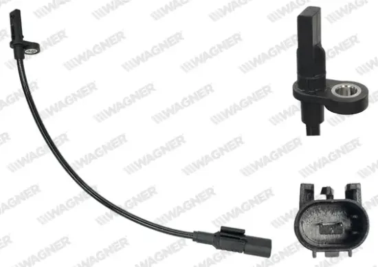 Sensor, Raddrehzahl Hinterachse WAGNER ABS00646 Bild Sensor, Raddrehzahl Hinterachse WAGNER ABS00646