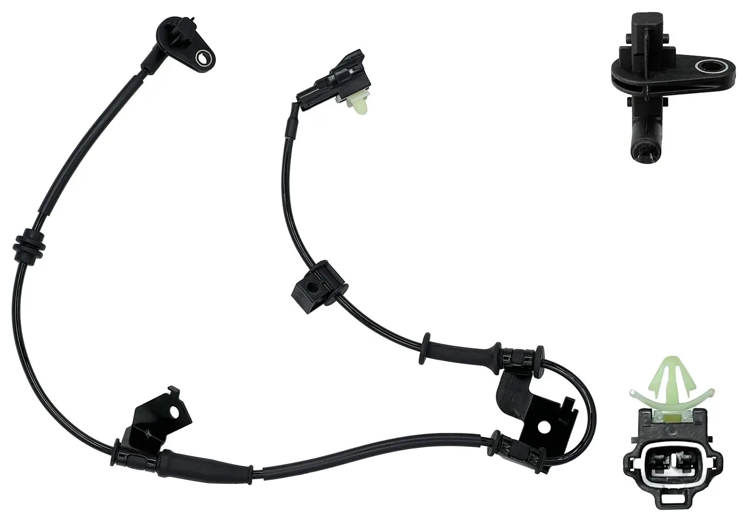 Sensor, Raddrehzahl Vorderachse links WAGNER ABS00656